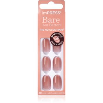KISS imPRESS Bare but Better unghii artificiale autoadeziv
