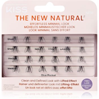 KISS The New Natural Effortless Minimal Look pachet cu gene fără noduri autoadezive