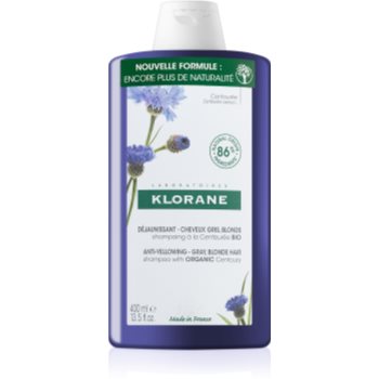 Klorane Cornflower Organic șampon neutralizeaza tonurile de galben Klorane Cosmetice și accesorii