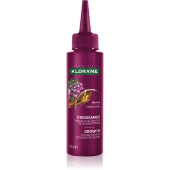 Klorane Quinine Growth Accelerating Serum ser fara clatire pentru întărirea și creșterea părului
