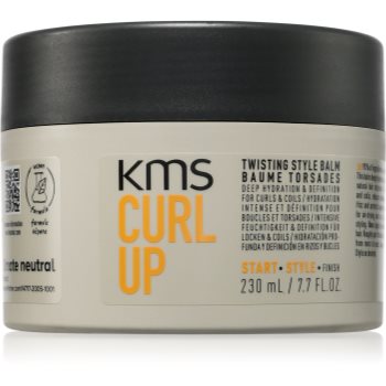 KMS Curl Up Twisting Style Balm crema styling pentru par ondulat si cret