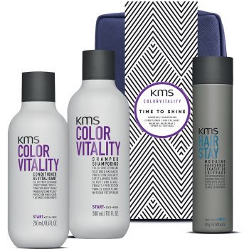 KMS Color Vitality Time to Shine set cadou pentru păr vopsit