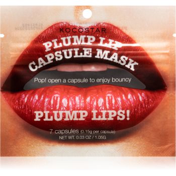KOCOSTAR Plump Lip Capsule Mask mască hidratantă pentru buze în capsule