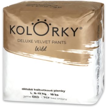 Kolorky Deluxe Velvet Pants Wild scutece tip chiloțel marimea L 8-13 Kg
