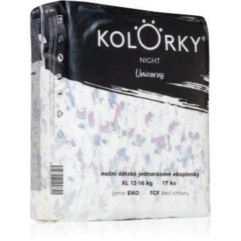 Kolorky Night Unicorn scutece ECO de unică folosință pentru ingrijire de noapte si protectie