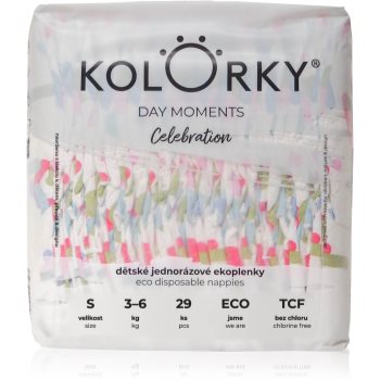 Kolorky DAY Moments Celebration scutece ECO de unică folosință