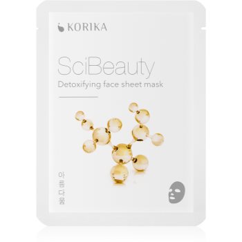 KORIKA SciBeauty Detoxifying Face Sheet Mask mască compresă hidratantă