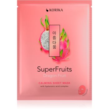 KORIKA SuperFruits Dragon Fruit - Calming Sheet Mask mască textilă calmantă