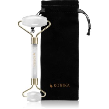 KORIKA Tools Face Roller Clear Quartz Stone rolă pentru masaj pentru față și gât - 1 | YEO