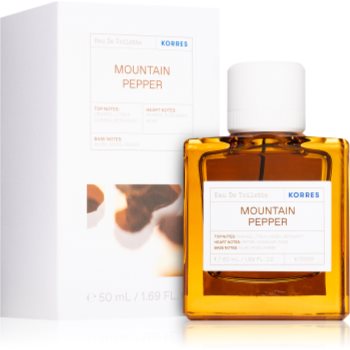 Korres Mountain Pepper Eau de Toilette pentru bărbați