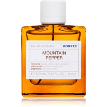 Korres Mountain Pepper Eau de Toilette pentru bărbați