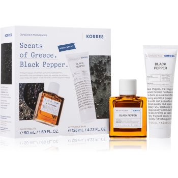 Korres Black Pepper set cadou pentru bărbați