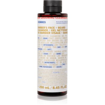 Korres Athenian Grooming gel de curățare pentru față și barbă