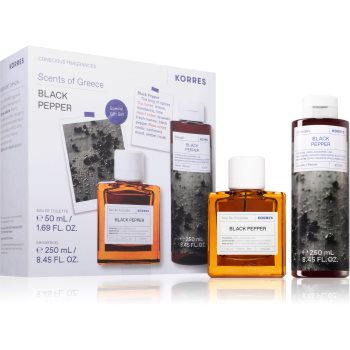 Korres Black Pepper set cadou pentru bărbați