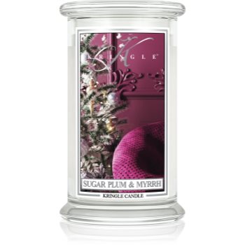 Kringle Candle Sugar Plum & Myrrh lumânare parfumată