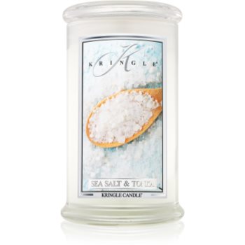 Kringle Candle Sea Salt & Tonka lumânare parfumată Candle imagine noua