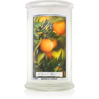 Kringle Candle Sicilian Orange lumânare parfumată Kringle Candle imagine noua 2022