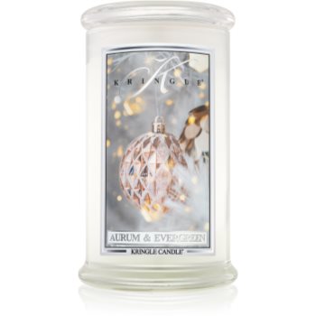 Kringle Candle Aurum & Evergreen lumânare parfumată Kringle Candle imagine noua