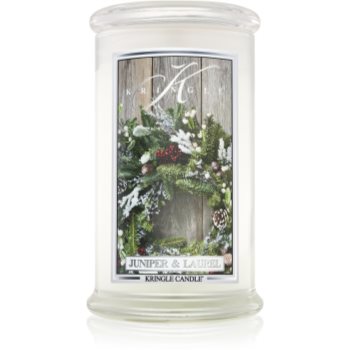 Kringle Candle Juniper & Laurel lumânare parfumată Kringle Candle imagine noua 2022