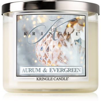 Kringle Candle Aurum & Evergreen lumânare parfumată I.