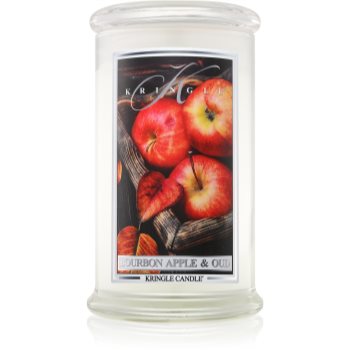 Kringle Candle Bourbon Apple & Oud lumânare parfumată