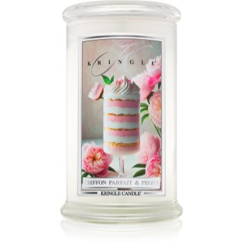 Kringle Candle Chiffon Parfait & Peony lumânare parfumată
