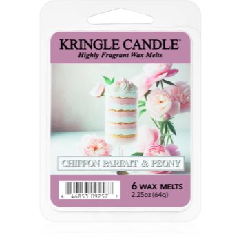 Kringle Candle Chiffon Parfait & Peony ceară pentru aromatizator