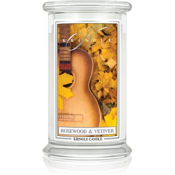 Kringle Candle Rosewood & Vetiver lumânare parfumată
