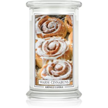 Kringle Candle Classic Warm Cinnabuns lumânare parfumată Parfumuri pentru casa, Kringle Candle Classic Warm Cinnabuns lumânare parfumată - Sellmag.ro