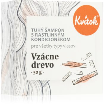 Kvitok Rare wood sampon solid pentru parul inchis la culoare image5