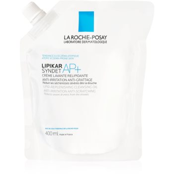 La Roche-Posay Lipikar Syndet AP+ очищаючий кремовий гель проти подразнення та свербіння шкіри 400 мл