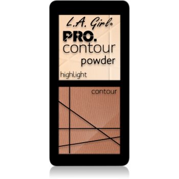 L.A. Girl Cosmetics PRO. Contour Powder Patela pentru conturul fetei