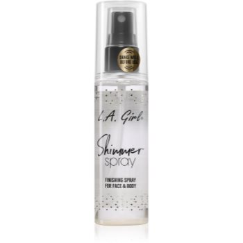 L.A. Girl Cosmetics Shimmer Spray fixator make-up pentru fata si corp