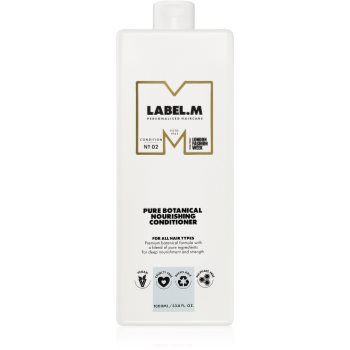 label.m Pure Botanical Nourishing Conditioner balsam hranitor si hidratant pentru toate tipurile de păr