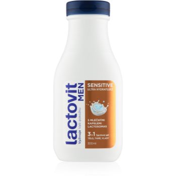 Lactovit sensitive gel de duș pentru bărbați