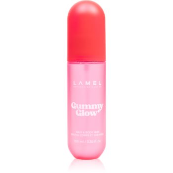 LAMEL Gummy Glow Hair & Body Mist ceață înviorătoare pentru corp si par