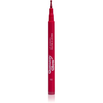 LAMEL Gummy Glow Lip Marker фломастер для губ для стійкого ефекту відтінок 02 1.6 мл