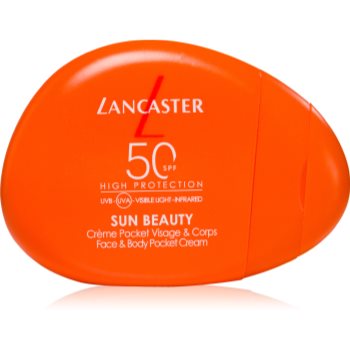 Lancaster Sun Beauty Face and Body Pocket Cream захисний крем для обличчя та тіла SPF 50 30 мл