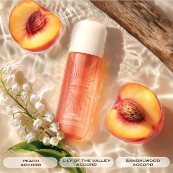 Lancaster Eau de Lancaster Hair & Body Mist brumă parfumată pentru față, corp și păr parfum Peach Party