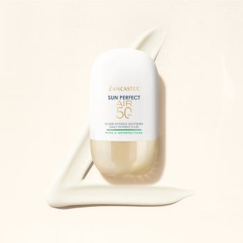 Lancaster Sun Perfect Air 50 Pore & Imperfections lichid protector ultra ușor pentru ten gras si problematic - imagine 2