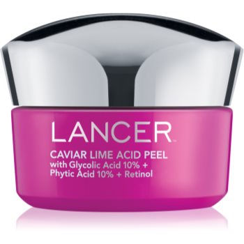 Lancer Caviar Lime Acid Peel Crema Exfolianta Pentru Luminozitate Si Hidratare