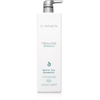 L\'anza Healing Strength White Tea Shampoo Sampon pentru par fin, moale cu ceai alb