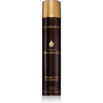 L\'anza Keratin Healing Oil Brush Thru Spray spray protector pentru fixare naturala si stralucire