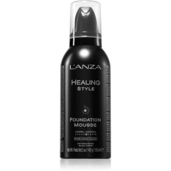 L\'anza Healing Style  Foundation Mousse spumă de păr pentru un styling neted si plin de volum