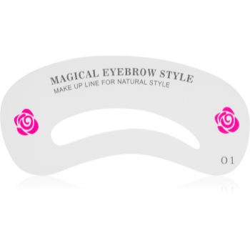 Lash brow eyebrow stencil șablon pentru sprâncene