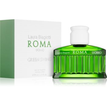 Laura Biagiotti Roma Uomo Green Swing Eau de Toilette pentru bărbați
