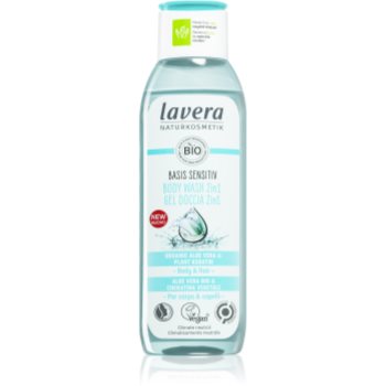 Lavera Basis Sensitiv gel de dus pentru corp si par 2 in 1