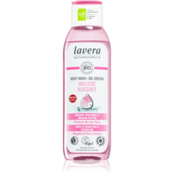 Lavera Indulgent gel calmant pentru dus cu aromă de trandafiri