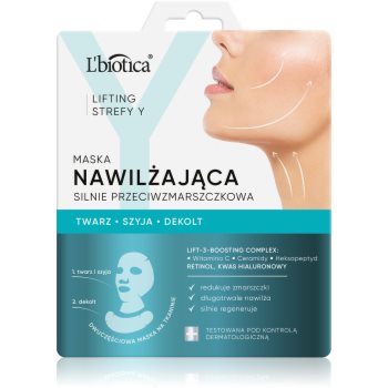 L’biotica Lifting Y Zone masca faciala hidratanta antirid
