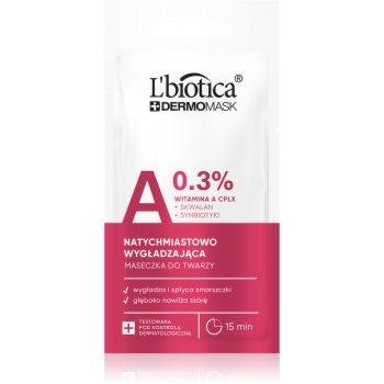 L’biotica DermoMask A 0,3% mască facială de netezire